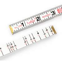 R&egrave;gle de maçon Red End, 6' lo, Bois, Graduations de 1/16" Absolute Business Supply