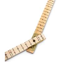 R&egrave;gle de maçon surdimensionn&eacute; Red End, 6' lo, Bois, Graduations de 1/16" Absolute Business Supply