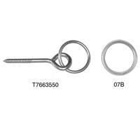 Campbell&reg; Welded Ring, 2", Nickel-Plated Absolute Business Supply