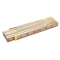 R&egrave;gle pliante, 6' lo, Bois, Graduations de 1/16" Absolute Business Supply