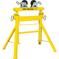 Pro Roll Pipe Stand, 1000 lbs. Load Capacity, 36" Pipe Capacity Absolute Business Supply