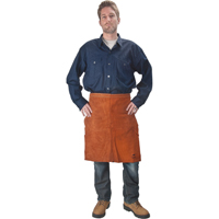 Tablier en cuir, Taille, 24" lo, Lava Brown Absolute Business Supply