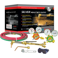 Silver Heavy-Duty Welding & Cutting Outfi ts, 3/4" Cut, 1/2" Weld Absolute Business Supply