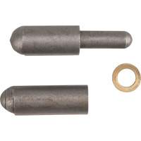 Weld-On Hinge, 0.315" Dia. x 1.575" L, Mild Steel w/Fixed Steel Pin Absolute Business Supply