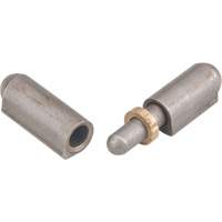 Weld-On Hinge, 0.315" Dia. x 1.575" L, Mild Steel w/Fixed Steel Pin Absolute Business Supply