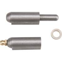 Weld-On Hinge, 0.512" Dia. x 3.15" L, Mild Steel w/Fixed Steel Pin Absolute Business Supply
