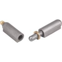 Weld-On Hinge, 0.512" Dia. x 3.15" L, Mild Steel w/Fixed Steel Pin Absolute Business Supply