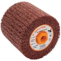 ALLSTEEL Blendex Surface Conditioning Drum, 4-1/4" Dia. x 4" W, 5/8"-11 Arbor, Coarse Grit Absolute Business Supply