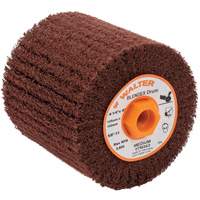 ALLSTEEL Blendex Surface Conditioning Drum, 4-1/4" Dia. x 4" W, 5/8"-11 Arbor, Medium Grit Absolute Business Supply