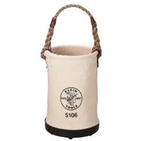 Seau &agrave; paroi droite, 14" h, Toile, Beige Absolute Business Supply