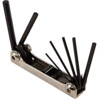 Folding Hex Key Set, 7 Pcs., Metric Absolute Business Supply