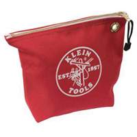Zipper Tool Pouch, Canvas, 1 Pockets, Red Absolute Business Supply