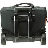 Sac &agrave; outils roulant Tradesman Pro, Polyester balistique, 24 pochettes, Noir/Orange Absolute Business Supply