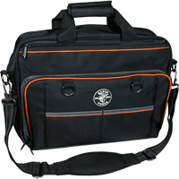 Sac techno Tradesman Pro avec pochette pour ordinateur portable, Polyester, 22 pochettes, Noir/Orange Absolute Business Supply