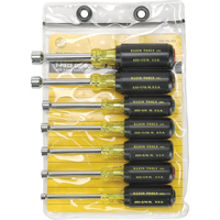 Cushion-Grip Nut Driver Set with 3" Shafts, 7, Non Magnetic, Imperial Absolute Business Supply