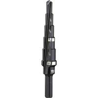Foret &eacute;tag&eacute; no 2, 3/16" - 1/2", Incr&eacute;ments de 1/16", Acier rapide Absolute Business Supply