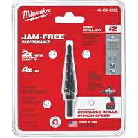 Foret &eacute;tag&eacute; no 2, 3/16" - 1/2", Incr&eacute;ments de 1/16", Acier rapide Absolute Business Supply