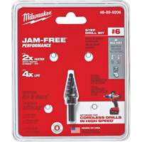 Foret &eacute;tag&eacute; no 6, 3/8" - 1/2", Incr&eacute;ments de 1/16", Acier rapide Absolute Business Supply