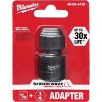 Adaptateur de douille carr&eacute;e &agrave; hexagonale pour tournevis &agrave; percussion Shockwave, Chocs, Prise 1/4", Douille 1/2", 1,875" lo Absolute Business Supply