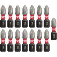 Forets &agrave; chocs Shockwave, Phillips, #2, Prise 1/4" Absolute Business Supply
