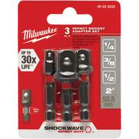 Jeu d'adaptateur de douilles &agrave; chocs Shockwave, 1/4" Prise, Sph&eacute;rique, 1-7/8" lo Absolute Business Supply