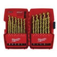 Jeu de forets &eacute;tag&eacute;s Thunderbolt, 29 morceaux, Acier rapide Absolute Business Supply
