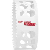 Scie-cloche Hole Dozer, 4-1/2", Profondeur de la coupe 1-5/8", Bim&eacute;tal Absolute Business Supply