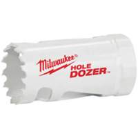 Scie-cloche Hole Dozer avec arbre, 1-1/8", Profondeur de la coupe 1-5/8", Bim&eacute;tal Absolute Business Supply