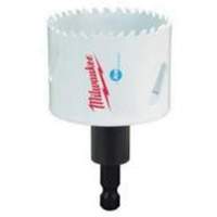 Scie-cloche Hole Dozer avec arbre, 1-1/2", Profondeur de la coupe 1-5/8", Bim&eacute;tal Absolute Business Supply