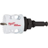 Scie-cloche Hole Dozer avec arbre, 2", Profondeur de la coupe 1-5/8", Bim&eacute;tal Absolute Business Supply
