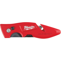 Fastback Flip Utility Knife, 2" Blade, Carbon Steel Blade, Metal Handle Absolute Business Supply