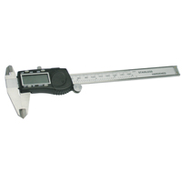 Pied &agrave; coulisse num&eacute;rique fractionnaire, R&eacute;solution de 0,005" (0,01 mm), 0" - 6" ( 0 mm - 150 mm) gamme de mesure Absolute Business Supply