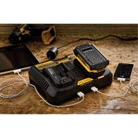 Max Jobsite Charging Station, 12 V/20 V, Lithium-Ion Absolute Business Supply