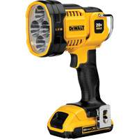 Max Cordless Jobsite Spotlight, LED, 1000 Lumens, Rechargeable Batteries Absolute Business Supply