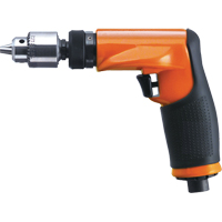14CF Series Non-Reversible Drill, 38 CFM, 1/4", 80 dBA, 3/8" Chuck, Keyed Absolute Business Supply