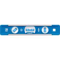 True Blue&reg; Torpedo Level, 9" L, Aluminum, 3 Vials, Magnetic Absolute Business Supply