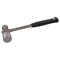 Ball Pein Hammer with Forged Handle, 12 oz./8 oz. Head Weight, Plain Face Absolute Business Supply