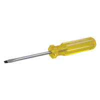 Slotted Screwdriver, 1/8", 2" L, Plastic Handle Absolute Business Supply