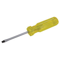 Slotted Screwdriver, 3/16", 6-1/2" L, Plastic Handle Absolute Business Supply