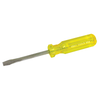 Slotted Screwdriver, 1/4", 8-1/4" L, Plastic Handle Absolute Business Supply