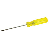 Electrician's Slotted Screwdriver, 1/8" Tip, Round, 7-1/4" L, Plastic Handle Absolute Business Supply