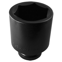 Socket, Impact, 2-9/16", 1" Drive, 6 Points Absolute Business Supply