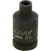 Douille, Chocs, E4, Prise 1/2"/1/4" Absolute Business Supply