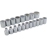Jeu de douilles, 19 Mcx, Prise de 3/8" Absolute Business Supply