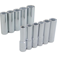 Jeu de douilles, 11 Mcx, Prise de 3/8", Profond Absolute Business Supply