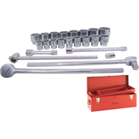 Jeu de douilles et accessoires, 24 Mcx, Prise de 1" Absolute Business Supply