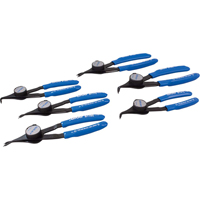 Convertible Retaining Ring Plier Set - Includes Plastic Case, 6 Pieces Absolute Business Supply
