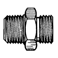 Reducer/Adapter Fitting, 1/4" x 1/8" Dia, Brass Absolute Business Supply