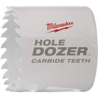 Scie &agrave; bouteur Hole Dozer avec dents au carbure, 2", Profondeur de la coupe 1-63/100", Carbure Absolute Business Supply