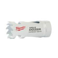 Scie avec dents au carbure Hole Dozer, 1", Profondeur de la coupe 1-3/5", Carbure Absolute Business Supply